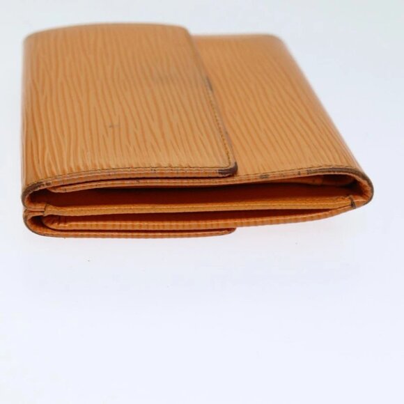 LOUIS VUITTON Epi Portefeuille Elise Wallet Orange Mandarin M6348H LV Auth 82176 - Picture 6 of 15